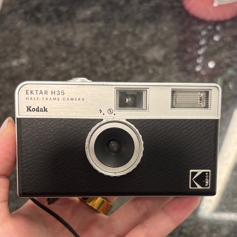 Kodak Ektar H35 Black and Silver Half-Frame Film Camera